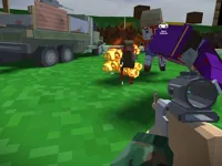 Blocky Zombie And Vehicles image